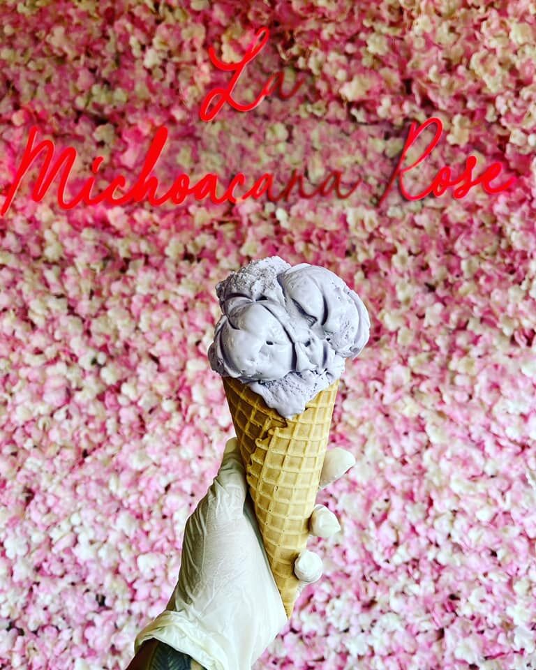 Taro ice cream